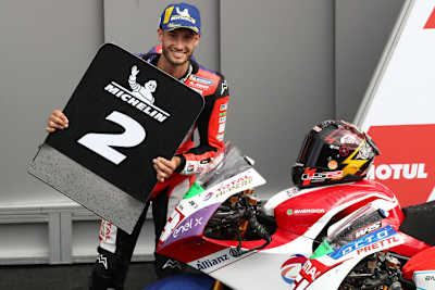 Lukas Tulovic fuhr auf Startplatz 2, kurz bevor der Regen kam