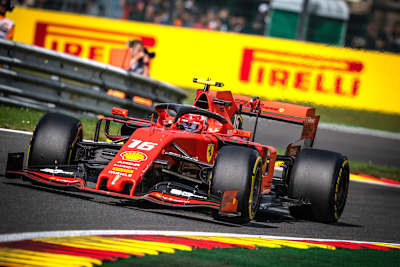 Charles Leclerc 2019 in Spa-Francorchamps