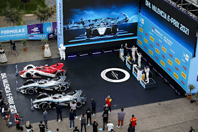 Valencia: Ein seltsames Podium