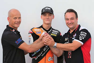 Jurgen und Zonta van den Goorbergh mit Jarno Janssen