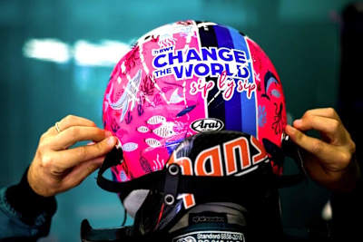 Der neue Helm von Sebastian Vettel