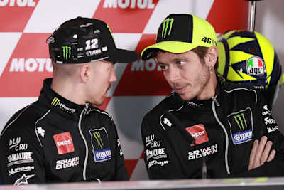 Maverick Viñales und Valentino Rossi