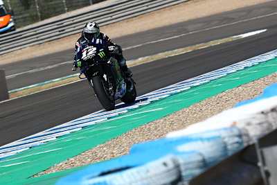 Maverick Viñales heute beim Mittwoch-Test in Jerez: Bestzeit