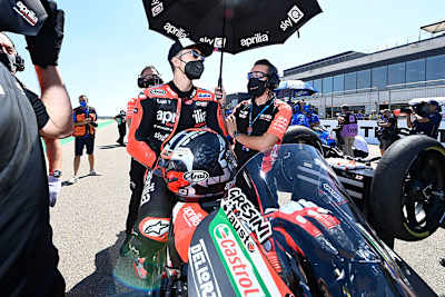 Erstmals mit Aprilia auf dem Startplatz: Maverick Viñales