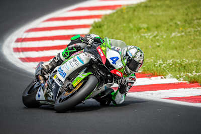 Martin Vugrinec fuhr in Most im zweiten Rennen auf Platz 2