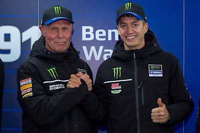 Teamchef Louis Vosters mit Ben Watson