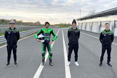 Team Weber mit Noderer, Debise, Thöni und Winkler (v.li.)