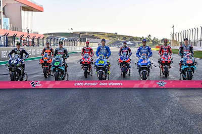 Die neun Sieger von 2020 in Portimão