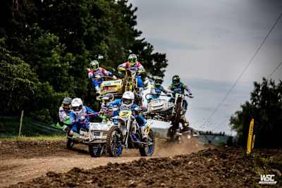 Starker Auftritt: Vanluchene/Bax (2) vor Veldman/Cermak (verdeckt dahinter), Willemsen/Lebreton (111), Van Werven/van den Bogaart (11) und Bax/Musset