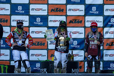 Das Podium in Trentino entsprach auch dem Ausgang der WM
