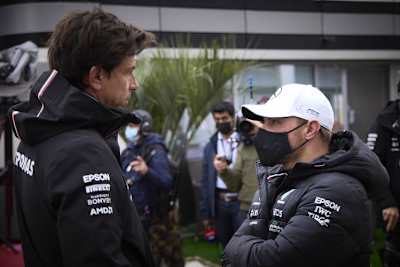 Toto Wolff hat entschieden: Valtteri Bottas muss in der Startaufstellung nach hinten rücken