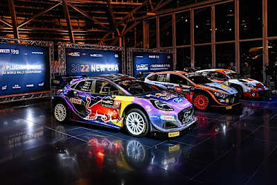 WRC-Launch im Salzburger Hangar 7