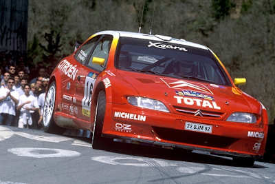 Philippe Bugalski beim ersten Citroën-Sieg