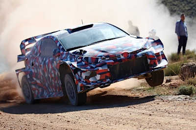 Der Toyota Yaris GR WRC 2021 beim Test