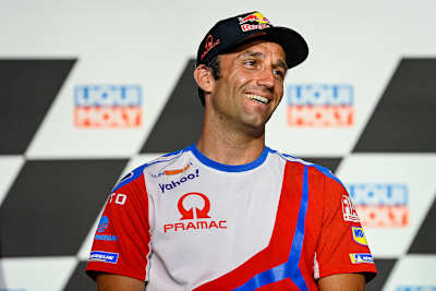 Johann Zarco bei der heutigen Pressekonferenz