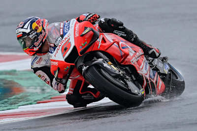 Johann Zarco im nassen FP1