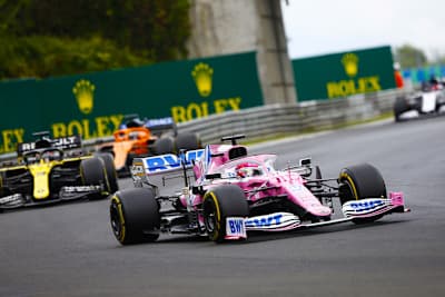 Racing Point gegen Renault und McLaren in Ungarn