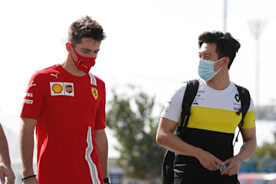 Charles Leclerc und Guanyu Zhou