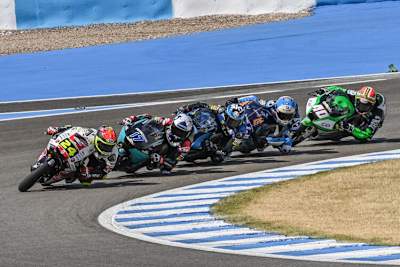 Zieleinlauf: Suzuki vor McPhee, Vietti, Alcoba und Binder