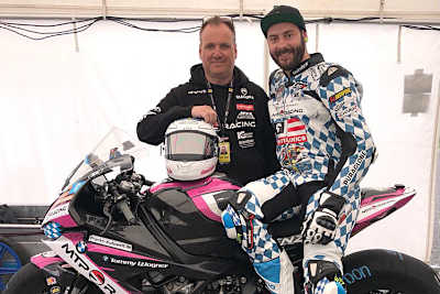 David Datzer mit Teamchef Willi Pötscher