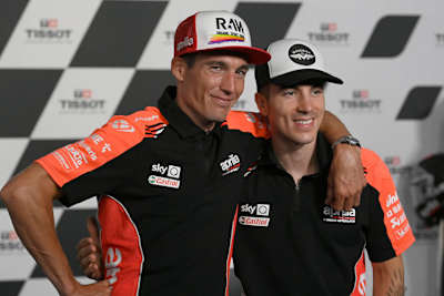 Das Aprilia-Duo Aleix Espargaró und Maverick Viñales