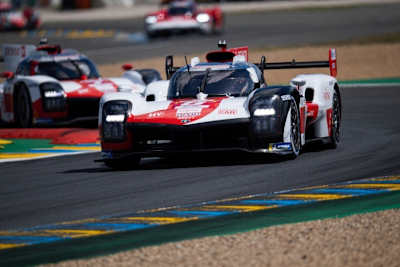 Die zwei Toyota GR010 Hybrid gewinnen 2022 die 24h Le Mans