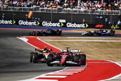 Charles Leclerc gegen Lando Norris