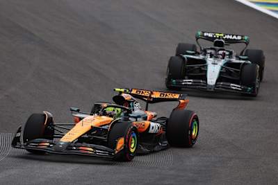 Lando Norris vor Kimi Antonelli