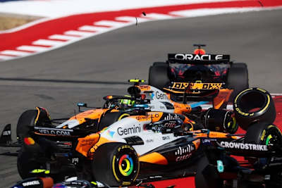 McLaren schon kurz nach dem Start zum Sprint out
