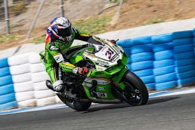 Garrett Gerloff beim Jerez-Test