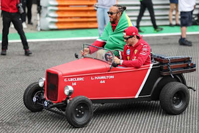 Lewis Hamilton und Charles Leclerc