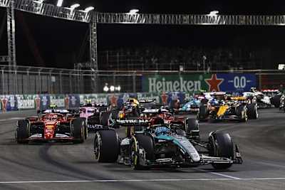 George Russell gewann 2024 in Las Vegas