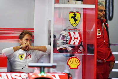 Sebastian Vettel und Maurizio Arrivabene: Funkstille 2018 in Mexiko
