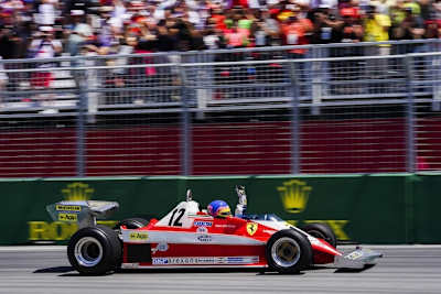 Jacques Villeneuve im Ferrari seines Vaters Gilles