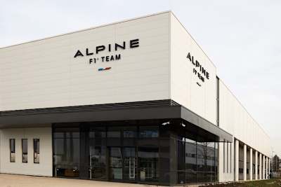 Die Fabrik von Alpine F1
