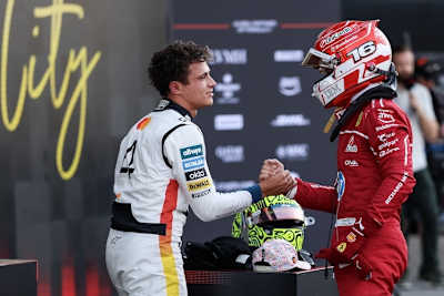Lando Norris und Charles Leclerc