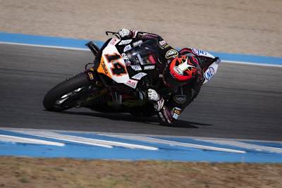 Sam Lowes beim Superbike-Test in Jerez