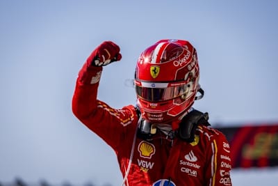 Charles Leclerc in Texas 2024