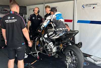 Marcel Schrötter war bereits beim Aragon für BMW im Einsatz