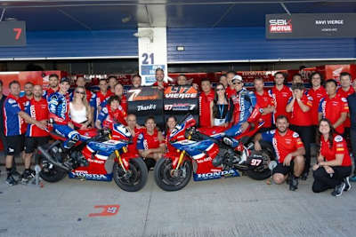 Das letzte Gruppenbild der Honda-Mannschaft von 2025