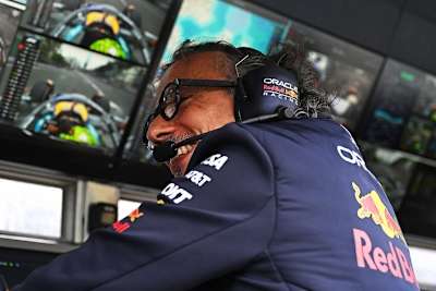 Laurent Mekies am Red Bull Racing-Kommandostand