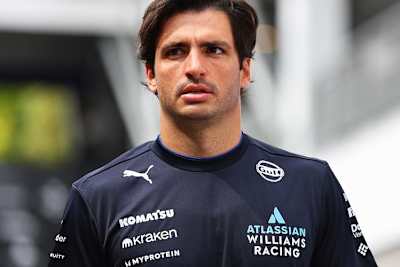 Carlos Sainz in Singapur