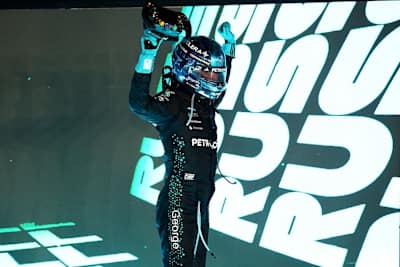 George Russell gewann in Singapur