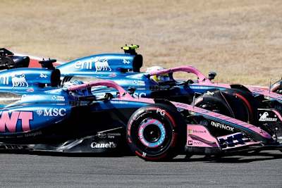 Alpine gegen Alpine: Colapinto und Gasly in der Schlussphase des Rennens in Austin