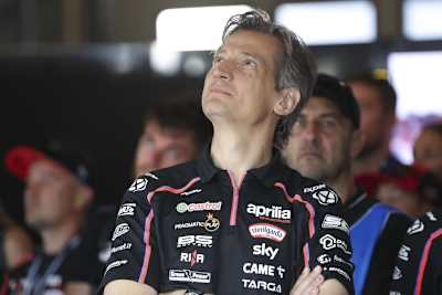 Aprilia Racing CEO Massimo Rivola erlebte am Sprint Samstag in Motegi die nächste Katastrophe