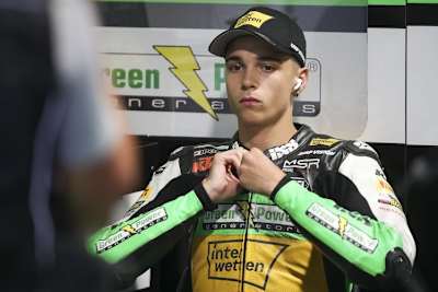 Einziger deutschsprachiger Pilot im GP-Fahrerlager: Noah Dettwiler
