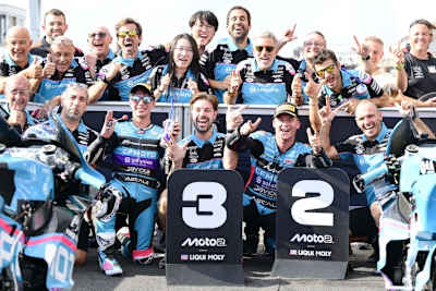 Die erfolgreiche Moto2-Einheit von Jorge «Aspar» Martinez