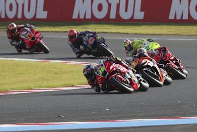 Honda-Werksfahrer Joan Mir (4.) schaffte sein bestes Sprint-Ergebnis