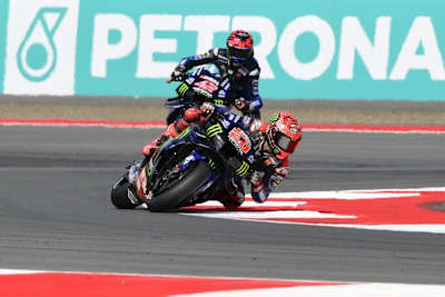 Yamaha-Pilot Quartararo: Wie Alex Rins glücklos im Sprint