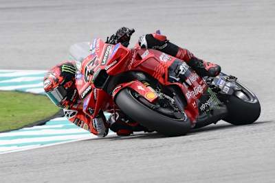 Dritte Pole-Position in Sepang in Folge für Pecco Bagnaia (Ducati)